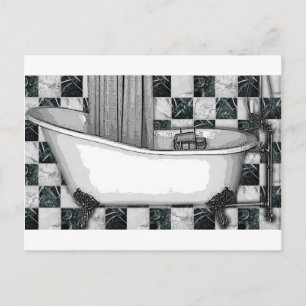 CLAWTUB BATH TESSA 1.jpg Postcard