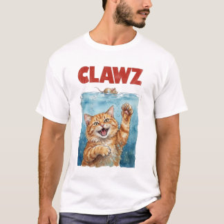 CLAWZ Funny Cat Parody Shirt | Cute Cat Movie
