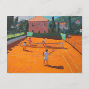 Clay Court Tennis Lapad Croatia 2012 Postcard