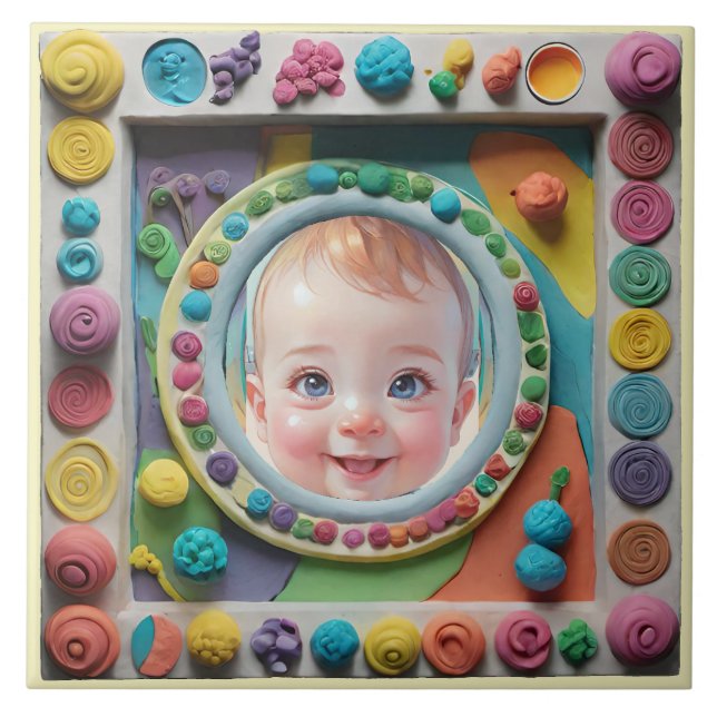 Clay frame tile (Front)