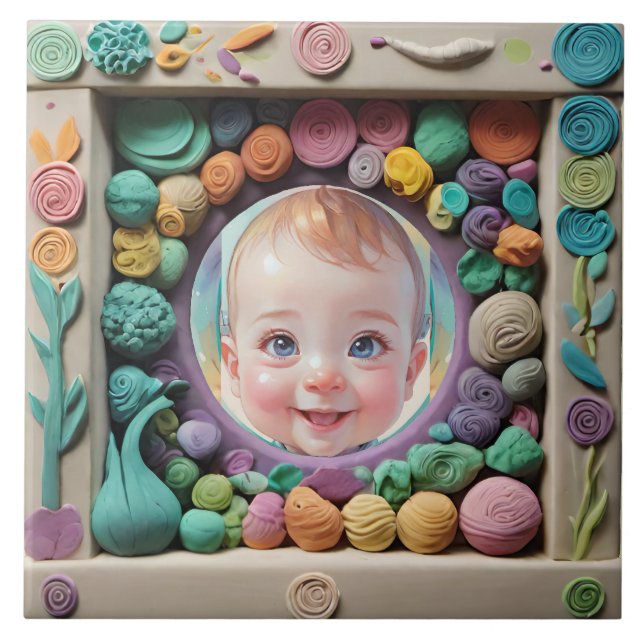 Clay frame tile (Front)