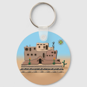Clay House Key Ring