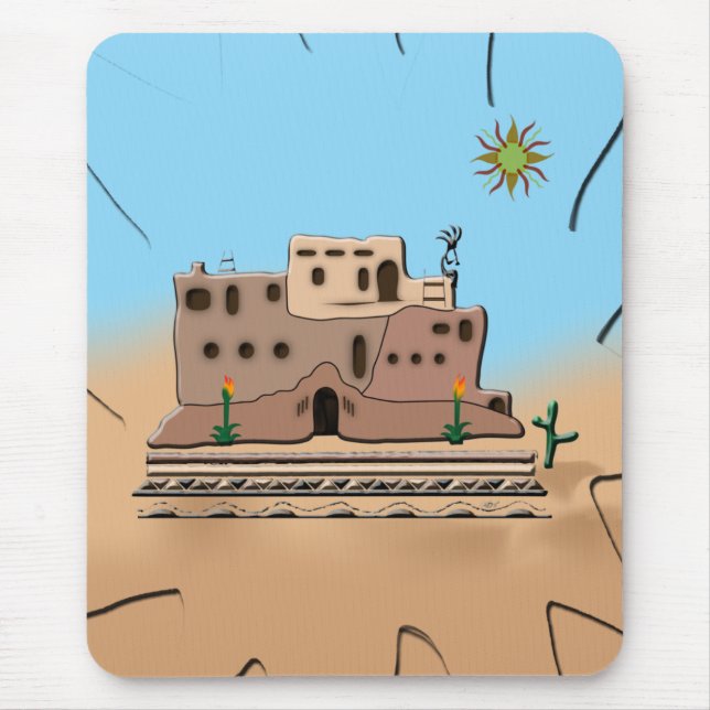 Clay House Mouse Mat (Front)
