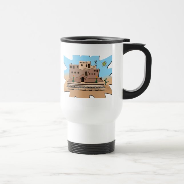Clay House Travel Mug (Right)