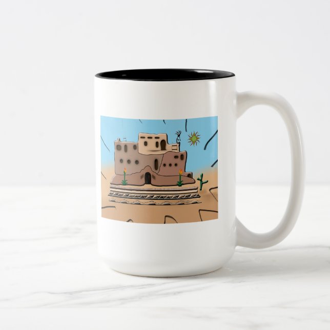 Clay House Two-Tone Coffee Mug (Right)