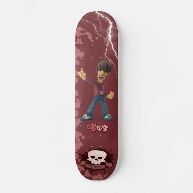 Clay Kids - Skateboard Robbie (Front)