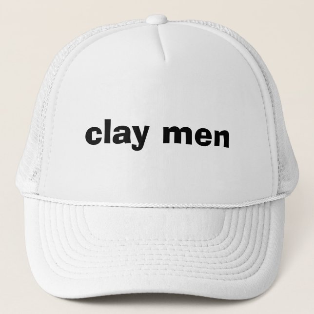 clay men trucker hat (Front)