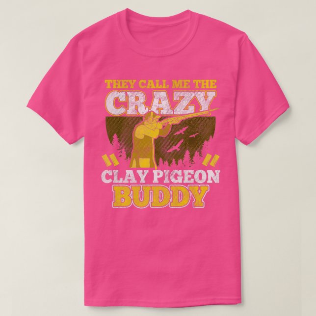 clay pigeon shooting trapshooting sport shooter gi T-Shirt (Design Front)