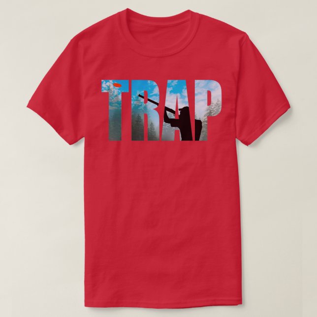 Clay Pigeon Trap  Target Practice Gifts T-Shirt (Design Front)