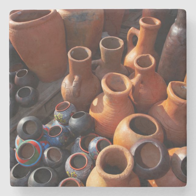 Clay Pots, Hazyview, Mpumalanga, South Africa Stone Coaster (Front)