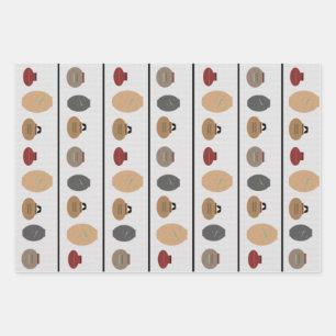 Clay Pots Wrapping Paper Sheets
