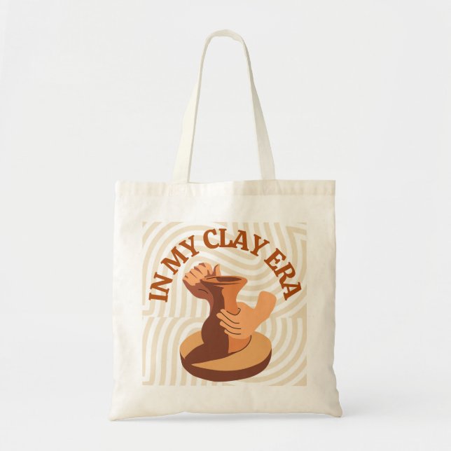 Clay pottery  tote bag (Front)