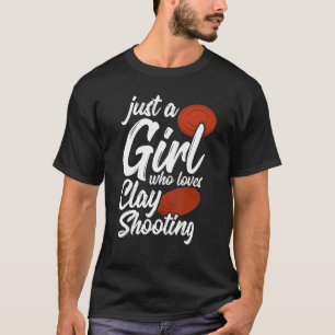 Clay Shooting Trap Girls Shooter Trap Shooting T-Shirt