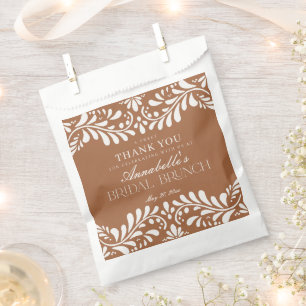 Clay Talavera Tile Fiesta Bridal Brunch Dessert Favour Bags