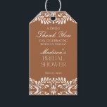 Clay Talavera Tile Fiesta Bridal Shower Favour Gift Tags<br><div class="desc">Everyone loves a fiesta! This collection is a stunning blend of elegance and cultural heritage, inspired by the traditional Mexican Clay Talavera tile patterns. The earthy burnt orange Terracotta floral border exudes sophistication and a touch of festive charm, making it perfect for your Spanish or Mexican inspired celebration. Whether you're...</div>