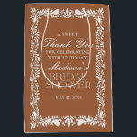 Clay Talavera Tile Fiesta Bridal Shower Favours Medium Gift Bag<br><div class="desc">Everyone loves a fiesta! This collection is a stunning blend of elegance and cultural heritage, inspired by the traditional Mexican Clay Talavera tile patterns. The earthy burnt orange Terracotta floral border exudes sophistication and a touch of festive charm, making it perfect for your Spanish or Mexican inspired celebration. Whether you're...</div>