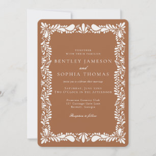 Clay Talavera Tile Spanish Fiesta Wedding Invitation