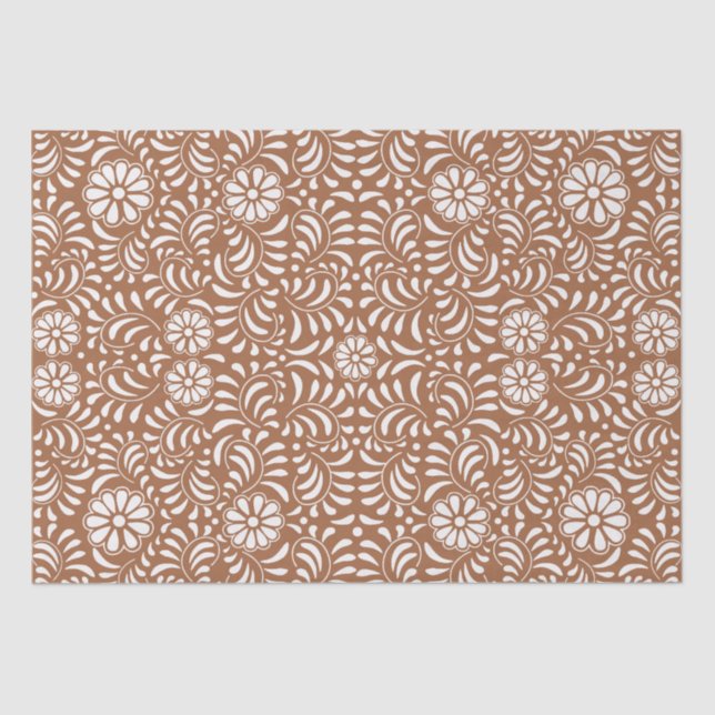 Clay Talavera Tile Spanish Style Fiesta Tissue Paper (Front)