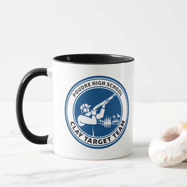 Clay Target Team Mug (With Donut)
