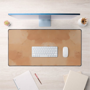 Clay Terracotta Dusk — Warm Desert Sand Desk Mat