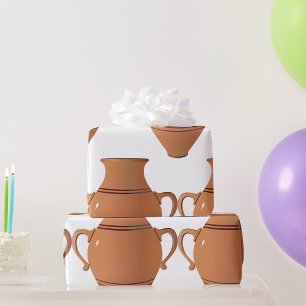 Clay Vase Wrapping Paper