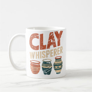 Clay Whisperer Pottery Ceramic Artist Coffee Mug