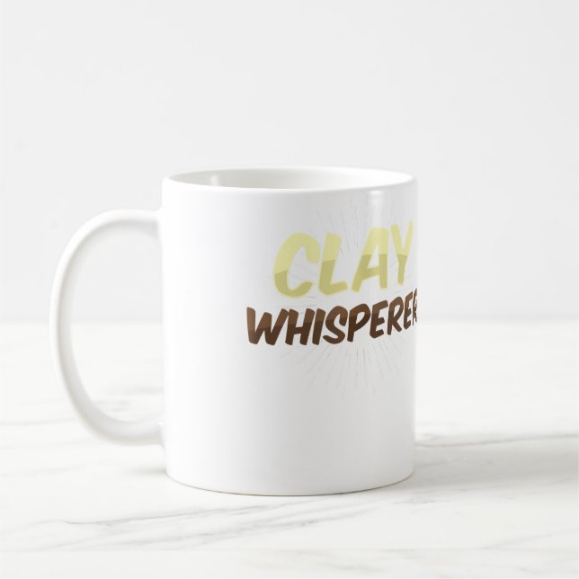 Clay Whisperer Pottery Ceramics Handmade Pot Coffee Mug (Left)
