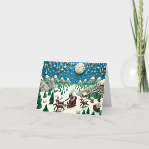 Claymation Krampus Card