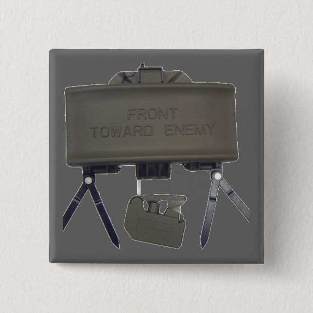 Claymore 15 Cm Square Badge (Front)