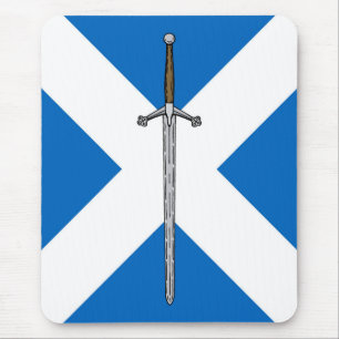 Claymore and Saltire Mouse Mat