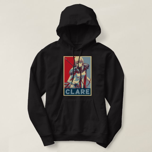 Claymore Anime Character CLARE Art Classic T Shirt (Design Front)
