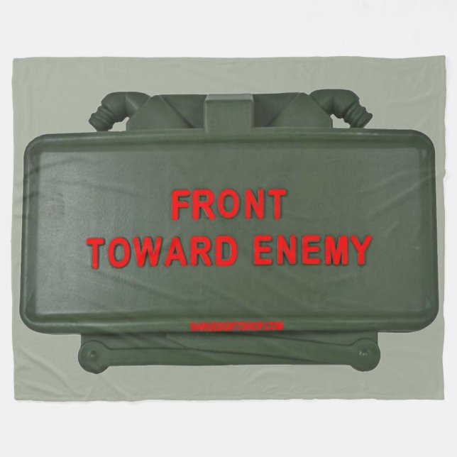 CLAYMORE MINE Fleece Blanket (Front (Horizontal))