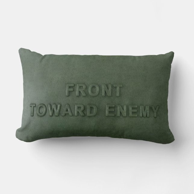 Claymore mine pillow (Front)