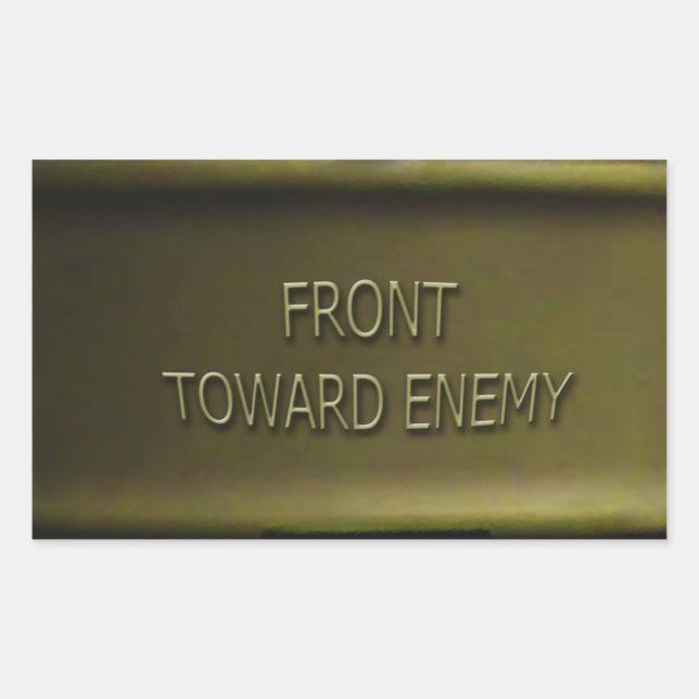 Claymore Mine Sticker Mk II Front Towards Enemy (Front)