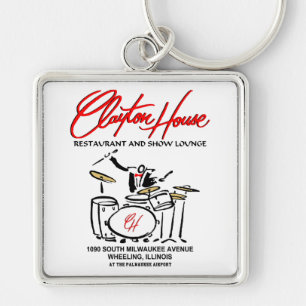 Clayton House Restaurant and Show Lounge, Wheeling Key Ring