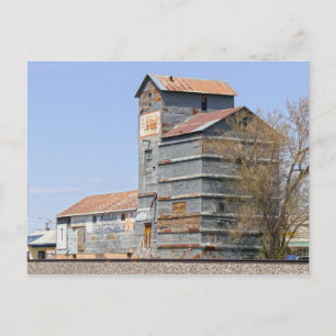 Clayton, New Mexico, Grain Mill and Elevator Postcard