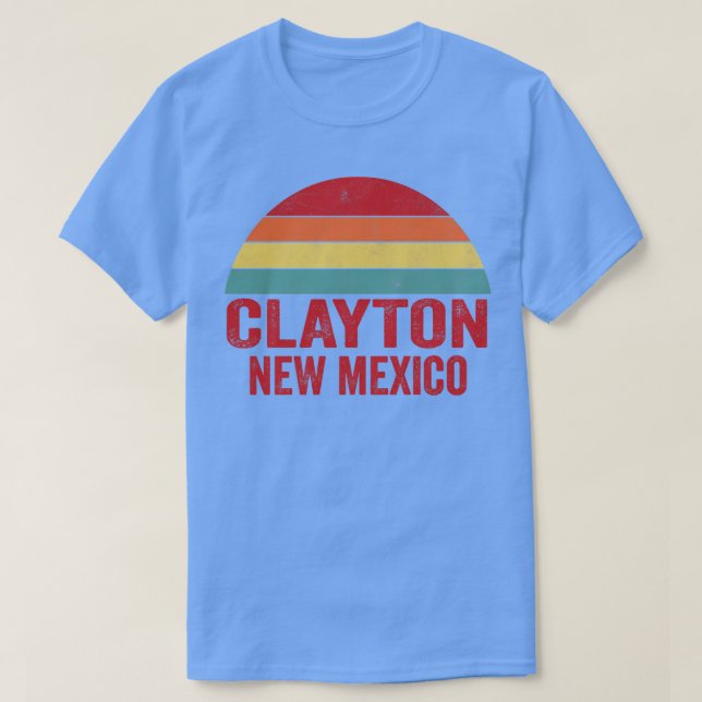 Clayton New Mexico T-Shirt (Design Front)