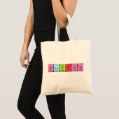 Clayton periodic table name tote bag (Front (Product))