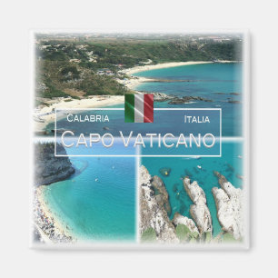 CLB015 CAPO VATICANO, Calabria, Italy, Fridge Magnet