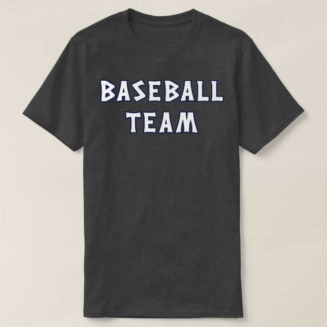CLE Baseball Team Red 1 T-Shirt (Design Front)