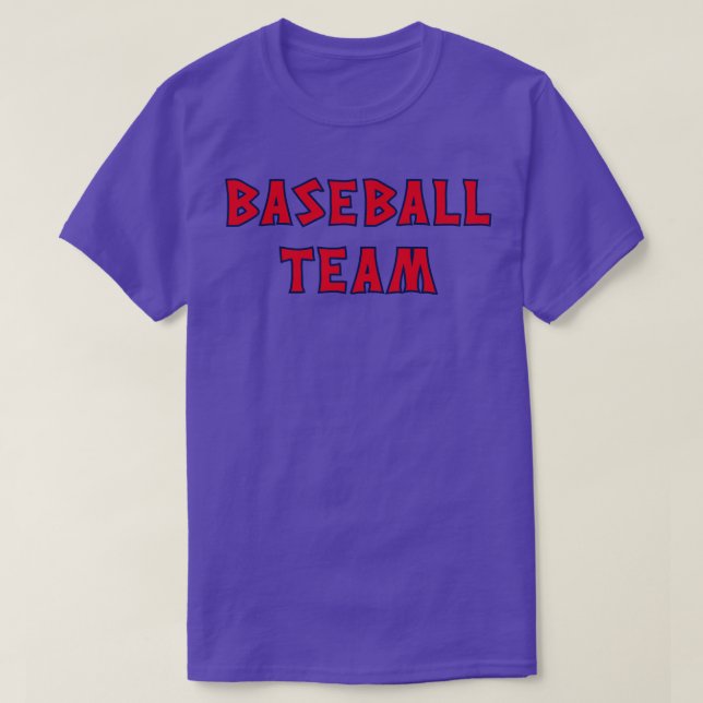 CLE Baseball Team White 1 T-Shirt (Design Front)