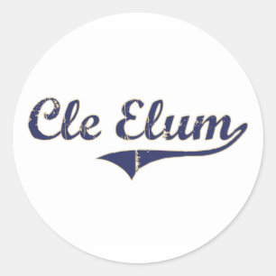 Cle Elum Washington Classic Design Round Sticker