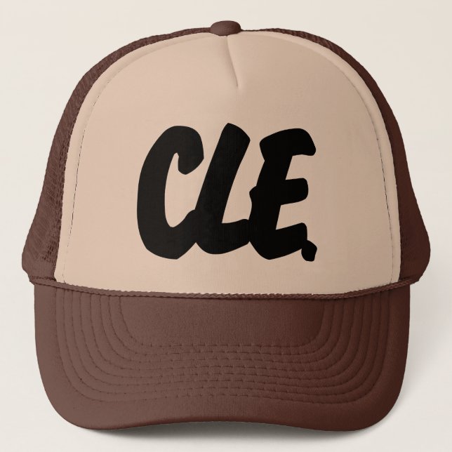 CLE Letters Trucker Hat (Front)