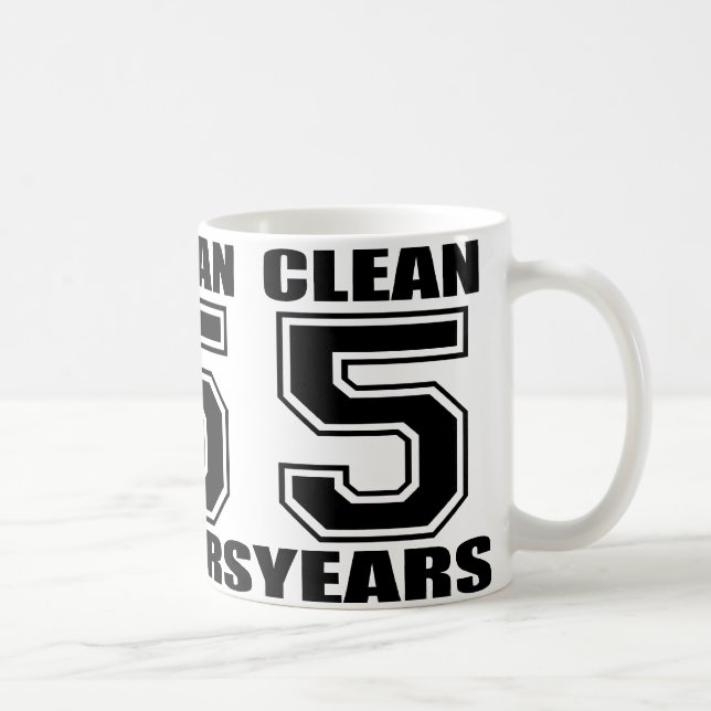 Clean 5 Years Coffee Mug Gift Charles Meade (Right)