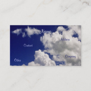 Clean Air - Air Filtiration I Business Card