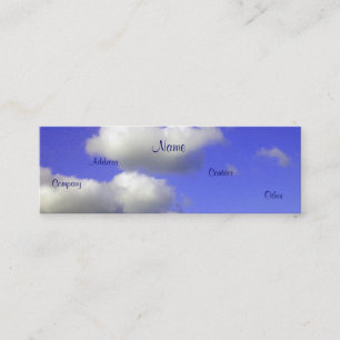 Clean Air - Air Filtiration II Mini Business Card
