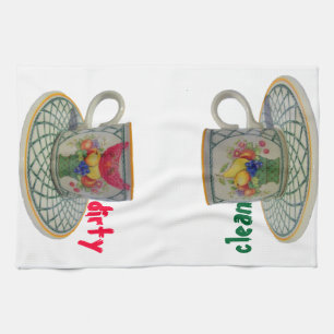 Clean and Dirty Dishes Tea Towel