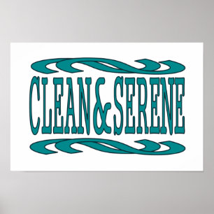 Clean and Serene Inspirational Recovery Quote Poster