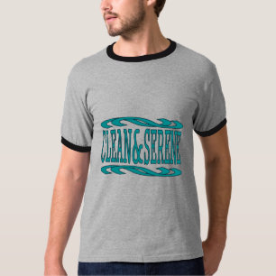Clean and Serene Inspirational Recovery Quote T-Shirt