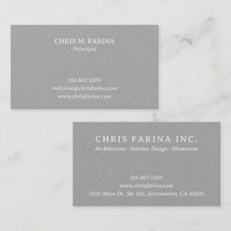 Clean Architect's Business Card
